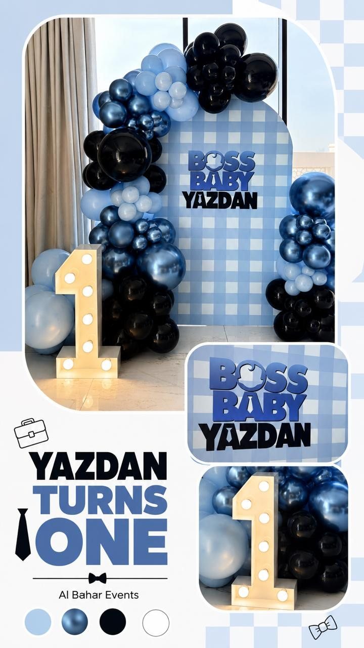 Boss Baby Decor Dubai by Al Bahar Events