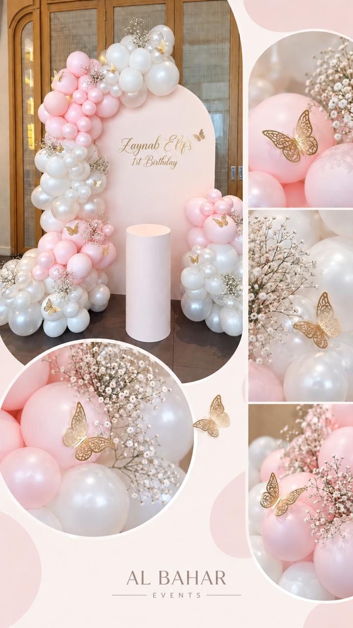 First Birthday Decor Dubai by Al Bahar Events