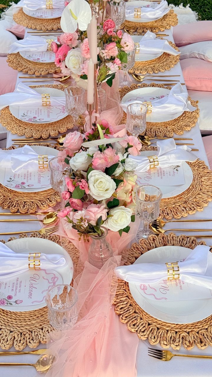 Table Setup Dubai by Al Bahar Events