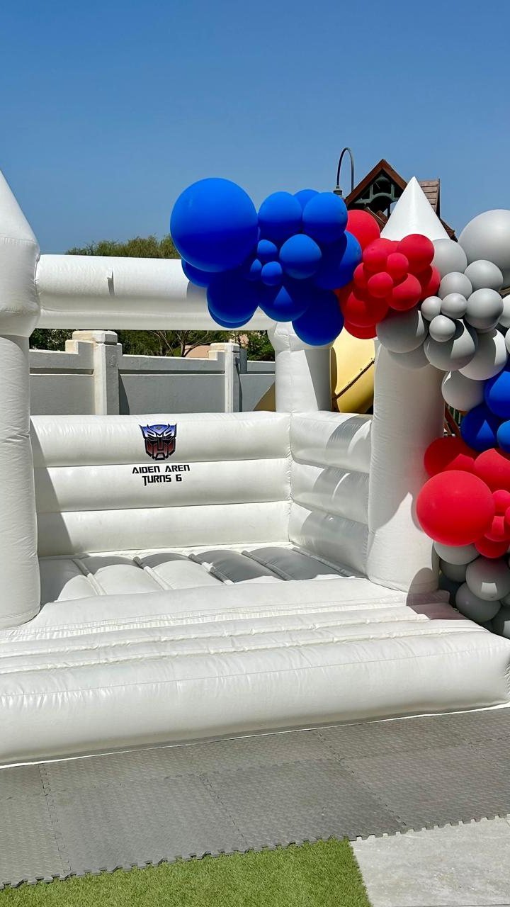 Blue Bouncy Castle Dubai by Al Bahar Events
