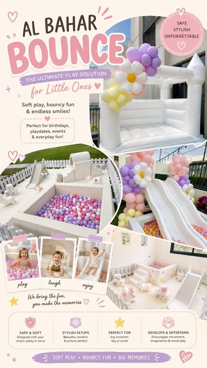 Soft Play and Bouncy Castle Rental Dubai by Al Bahar Events
